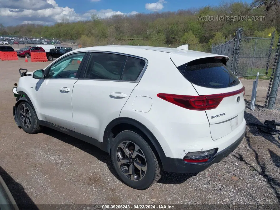 2020 Kia Sportage Lx White vin: KNDPMCAC1L7773357