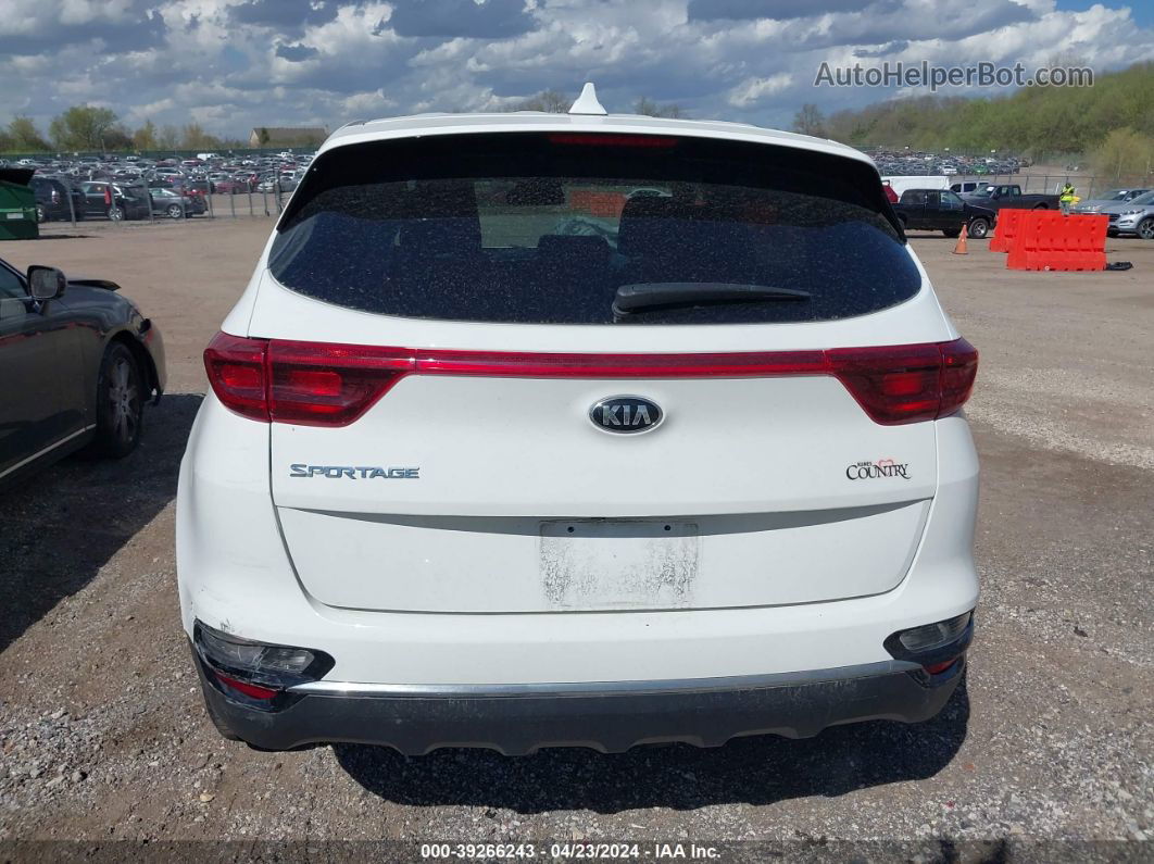 2020 Kia Sportage Lx White vin: KNDPMCAC1L7773357