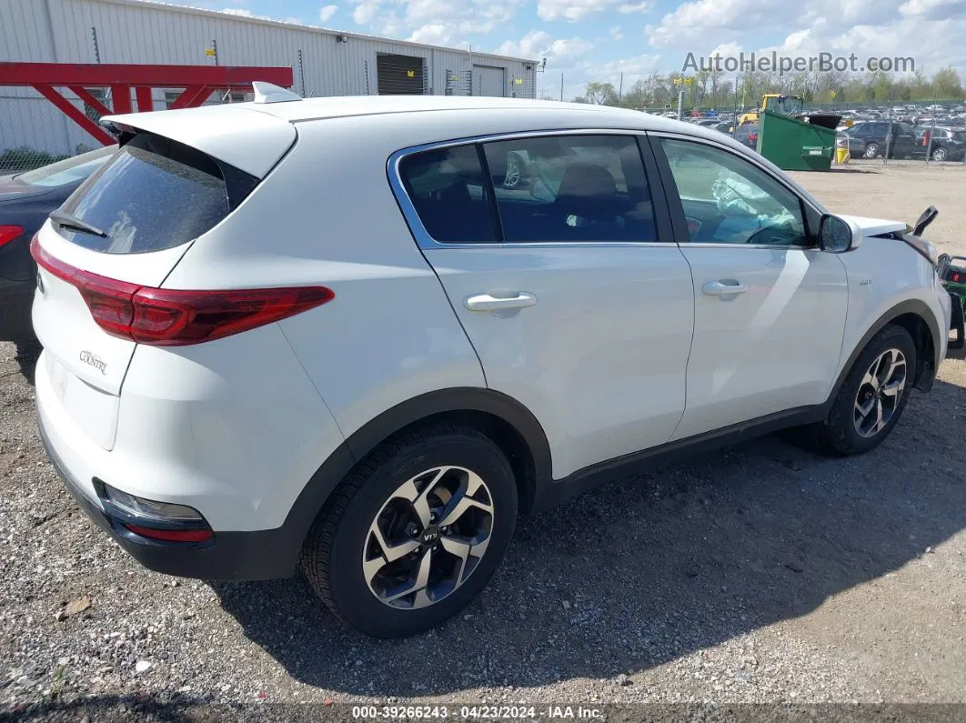 2020 Kia Sportage Lx White vin: KNDPMCAC1L7773357