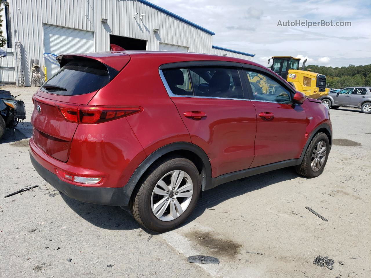 2017 Kia Sportage Lx Красный vin: KNDPMCAC2H7041441