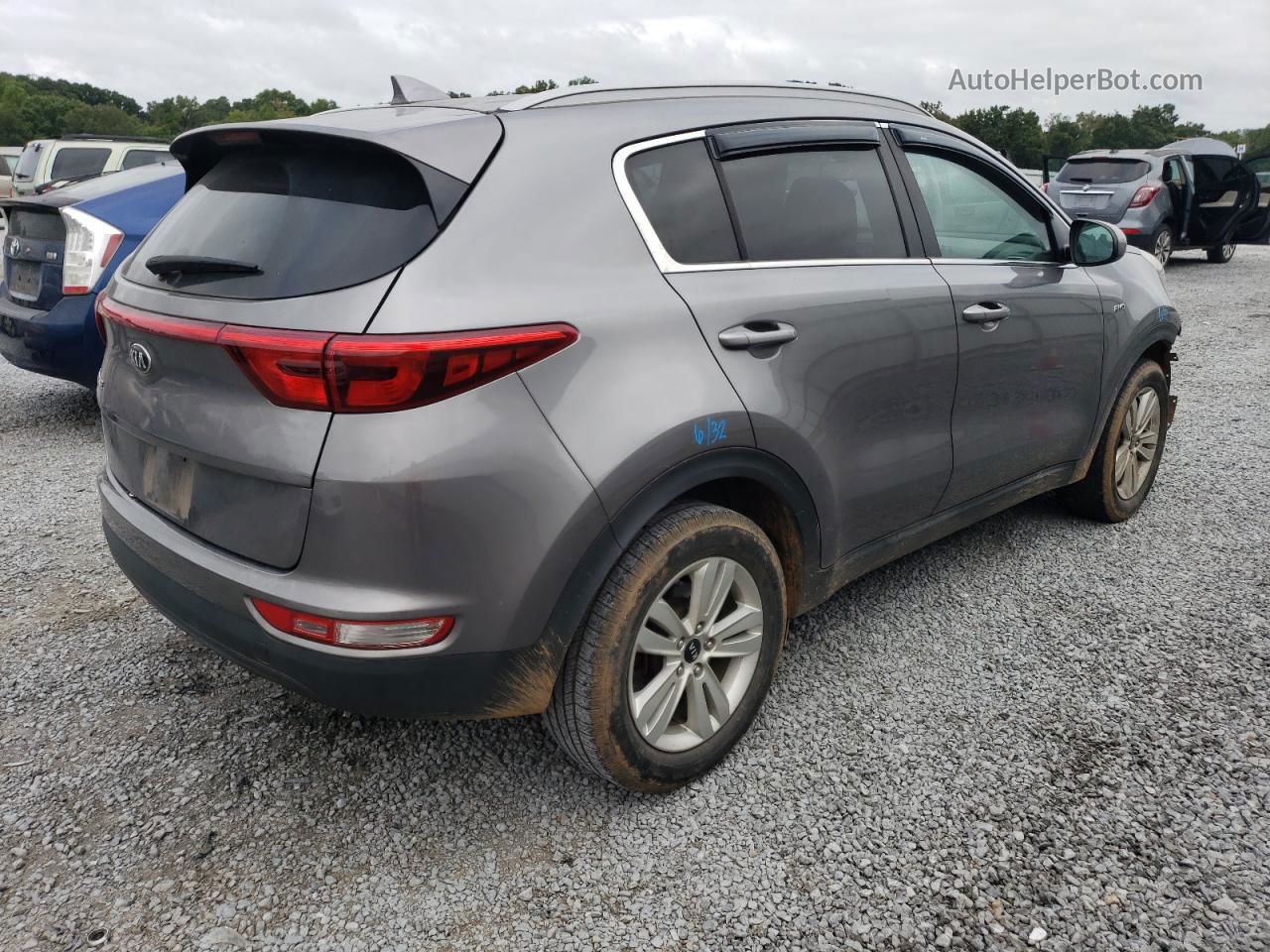 2017 Kia Sportage Lx Серый vin: KNDPMCAC2H7053556