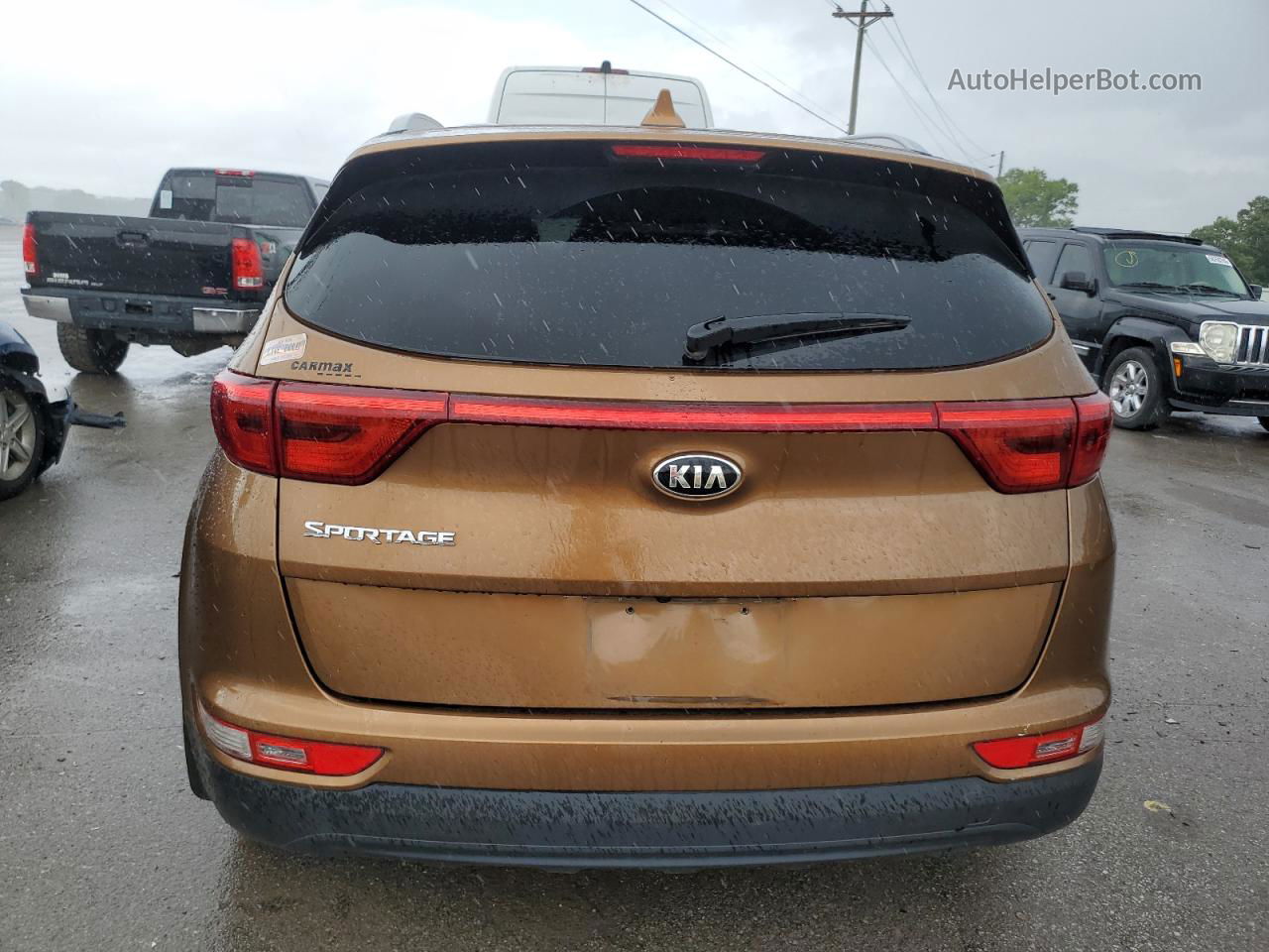 2017 Kia Sportage Lx Brown vin: KNDPMCAC2H7236164