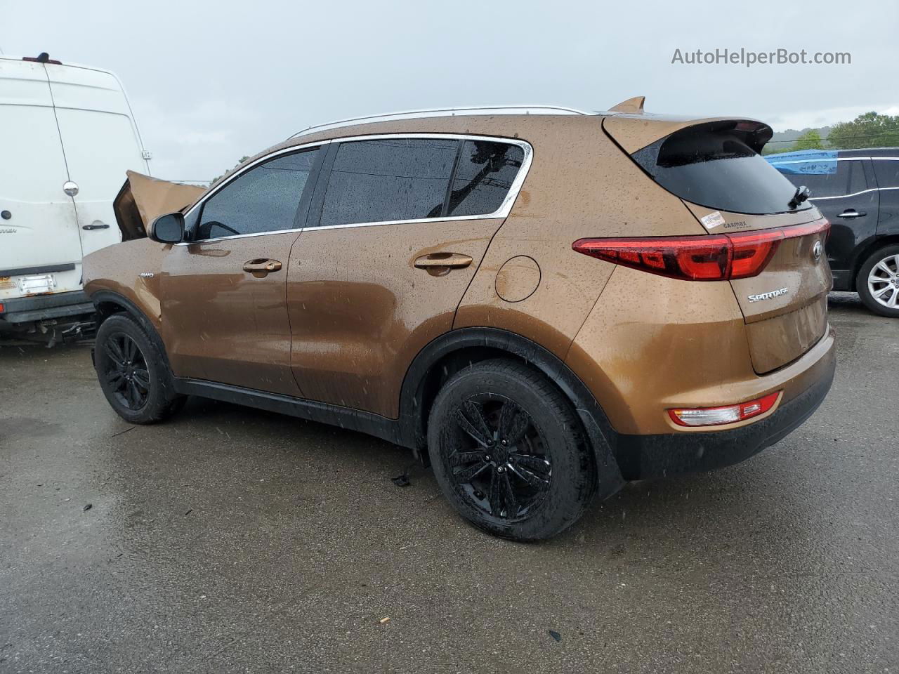 2017 Kia Sportage Lx Brown vin: KNDPMCAC2H7236164