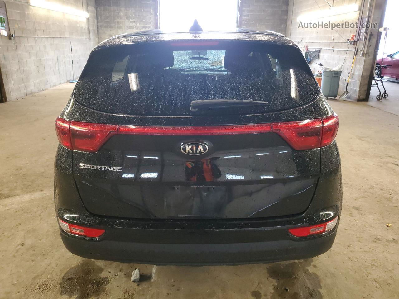 2017 Kia Sportage Lx Black vin: KNDPMCAC2H7238142