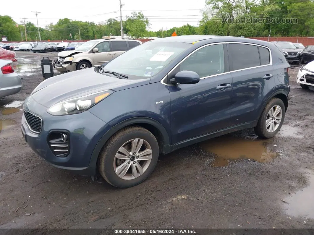 2017 Kia Sportage Lx Blue vin: KNDPMCAC2H7269438