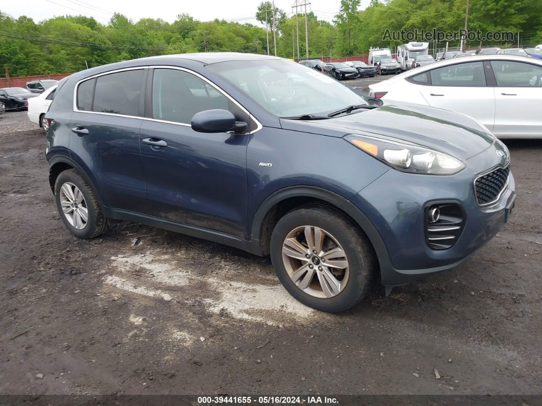 2017 Kia Sportage Lx Blue vin: KNDPMCAC2H7269438