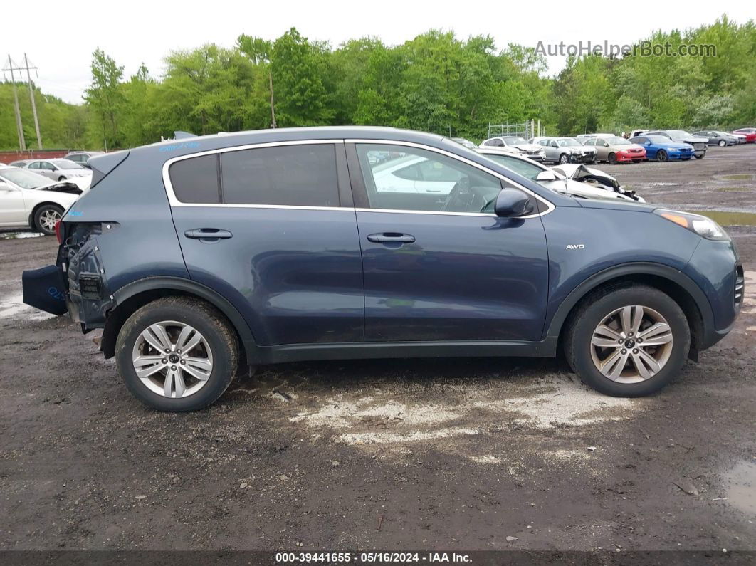 2017 Kia Sportage Lx Blue vin: KNDPMCAC2H7269438