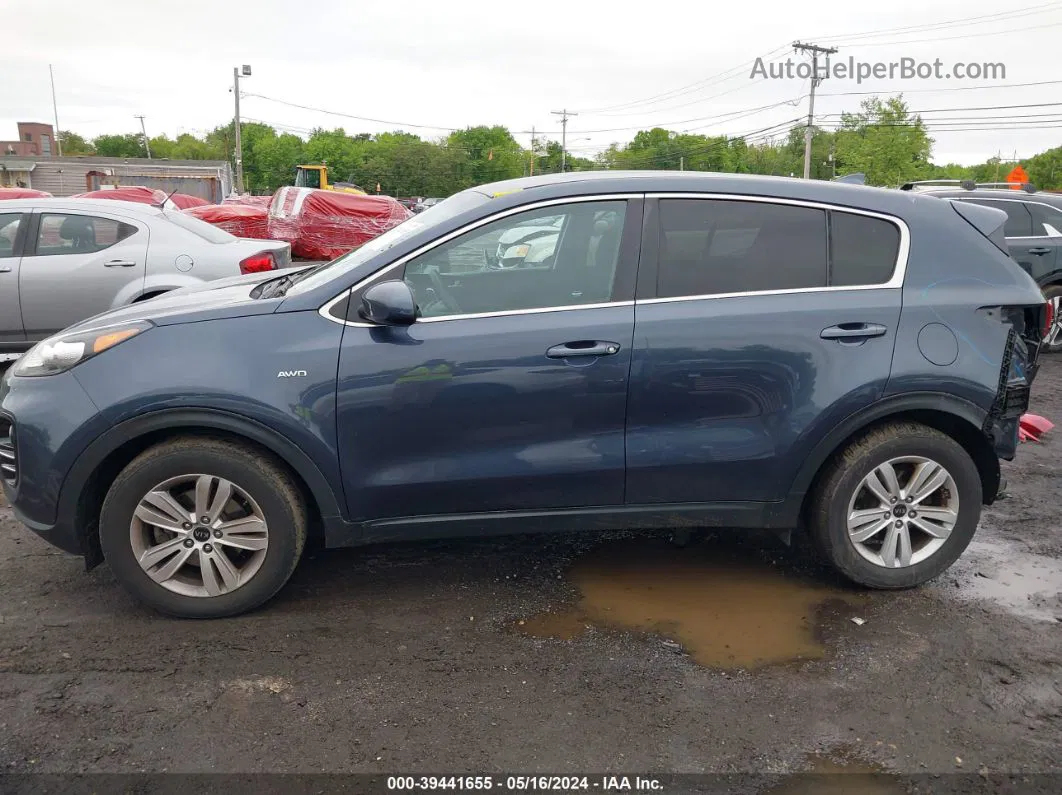 2017 Kia Sportage Lx Blue vin: KNDPMCAC2H7269438