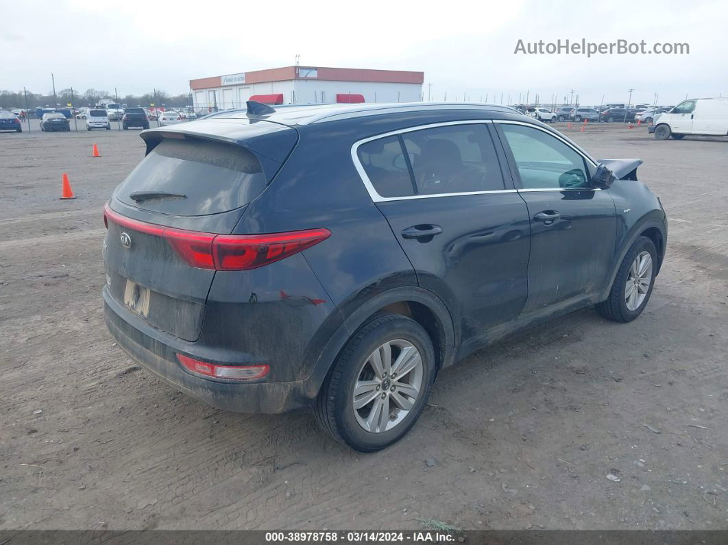 2017 Kia Sportage Lx Black vin: KNDPMCAC2H7270802