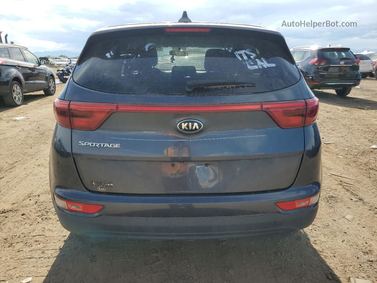 2017 Kia Sportage Lx Blue vin: KNDPMCAC2H7283582