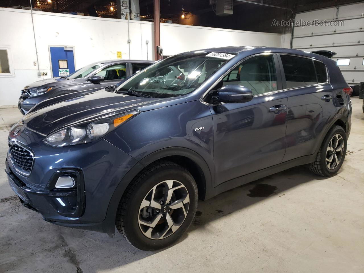 2020 Kia Sportage Lx Blue vin: KNDPMCAC2L7708503