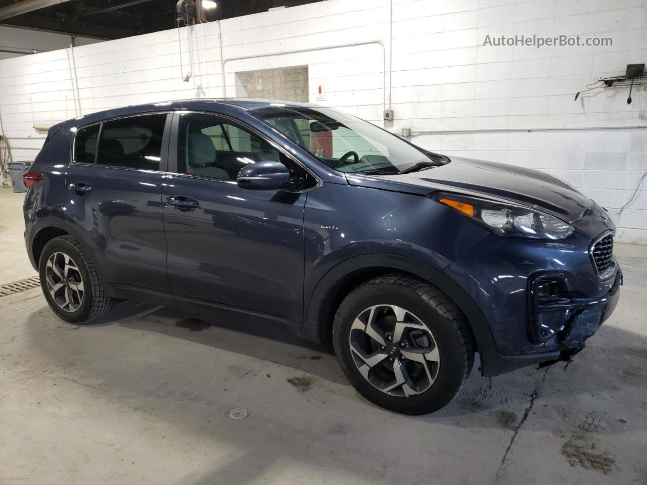 2020 Kia Sportage Lx Blue vin: KNDPMCAC2L7708503