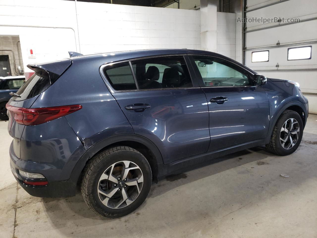 2020 Kia Sportage Lx Blue vin: KNDPMCAC2L7708503