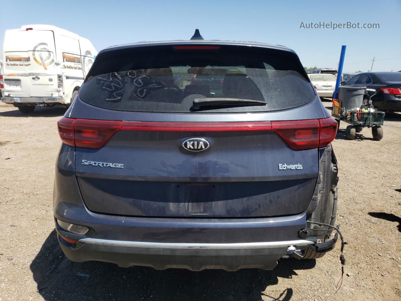 2020 Kia Sportage Lx Угольный vin: KNDPMCAC2L7748239