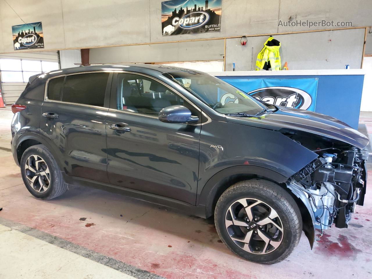 2020 Kia Sportage Lx Blue vin: KNDPMCAC2L7790569