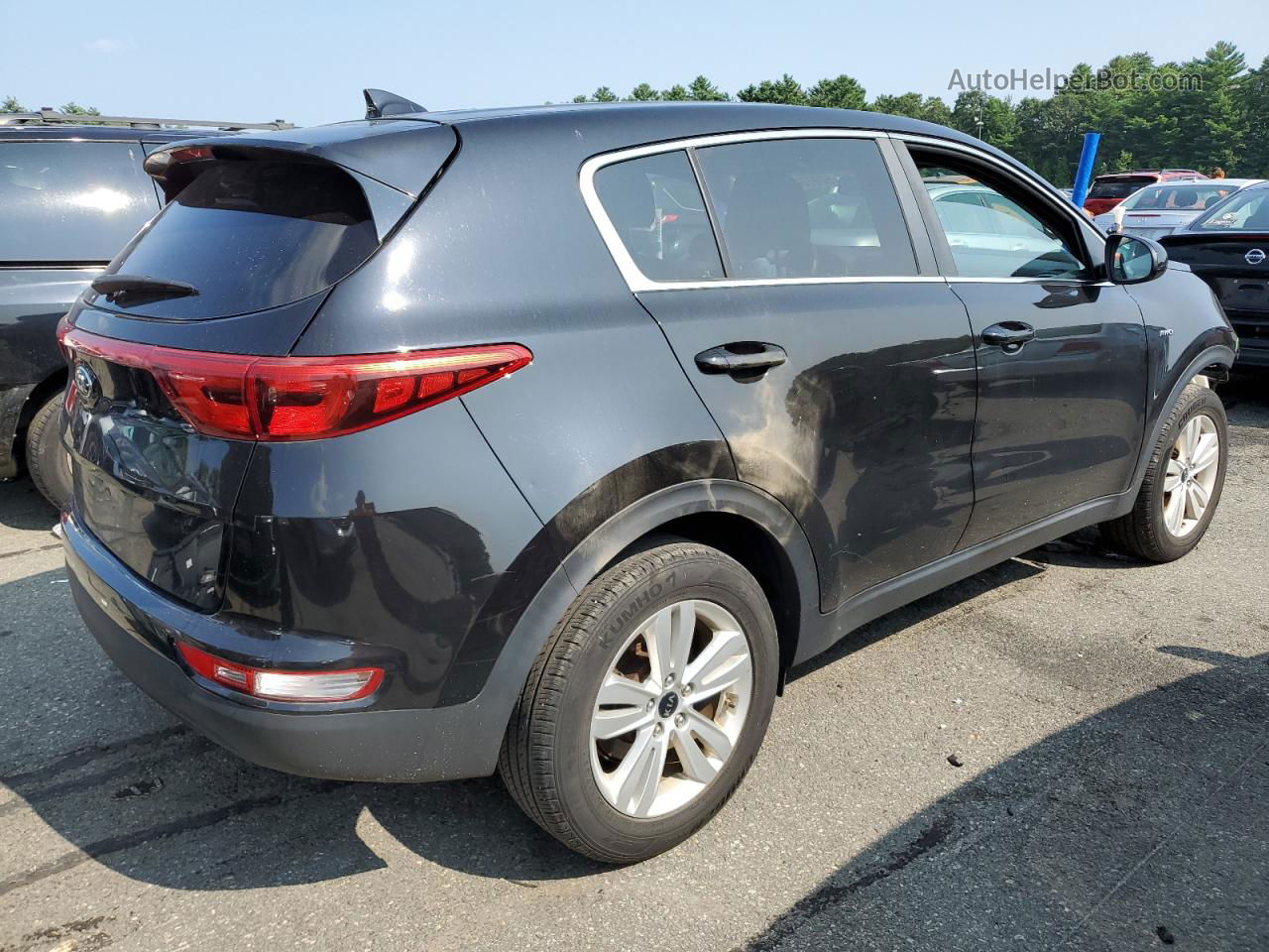 2017 Kia Sportage Lx Black vin: KNDPMCAC3H7038323