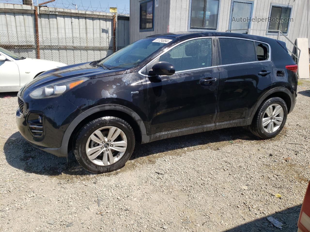 2017 Kia Sportage Lx Black vin: KNDPMCAC3H7093919