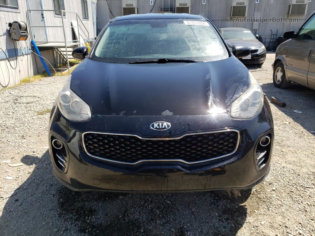 2017 Kia Sportage Lx Black vin: KNDPMCAC3H7093919