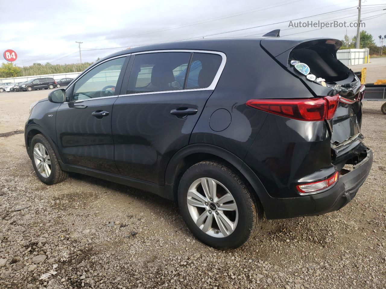 2017 Kia Sportage Lx Black vin: KNDPMCAC3H7141628