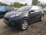 2017 Kia Sportage Lx Черный vin: KNDPMCAC3H7141628