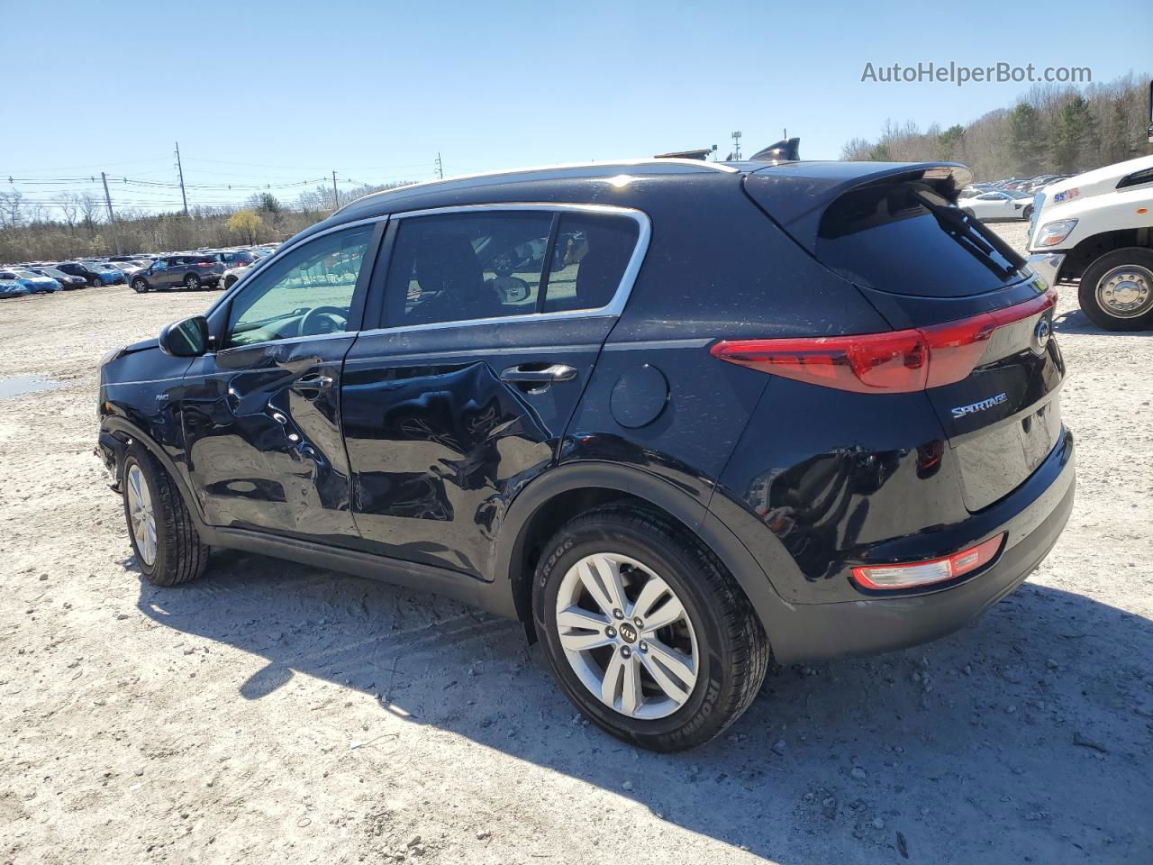 2017 Kia Sportage Lx Black vin: KNDPMCAC3H7185421