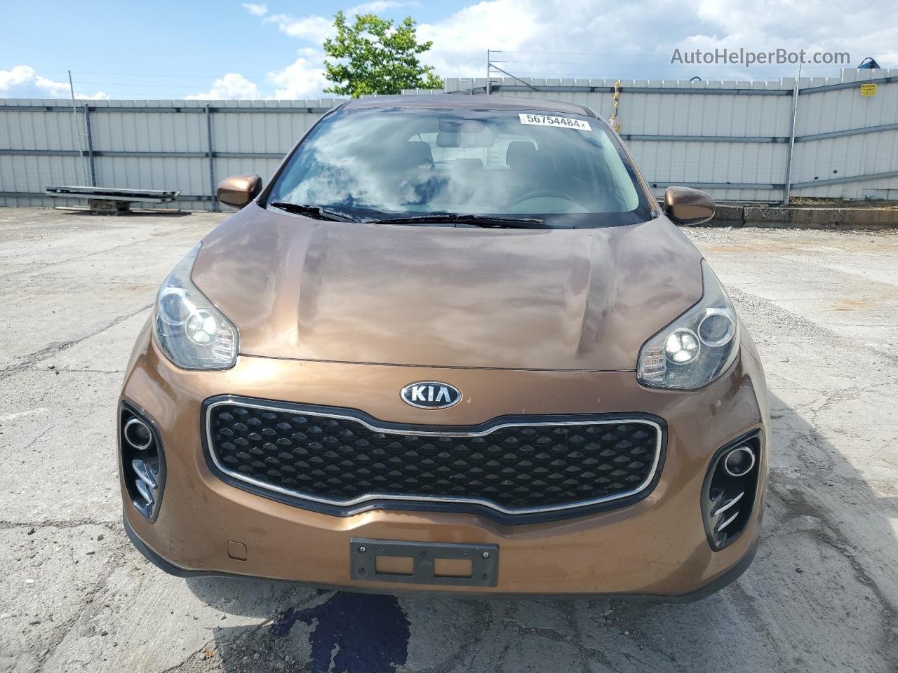 2017 Kia Sportage Lx Brown vin: KNDPMCAC3H7196578