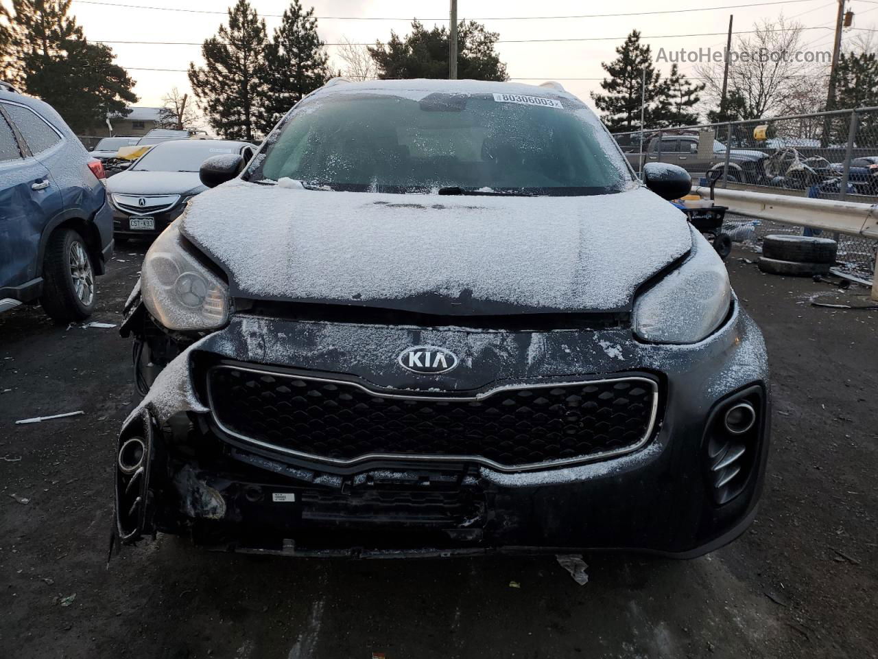 2017 Kia Sportage Lx Black vin: KNDPMCAC3H7240496