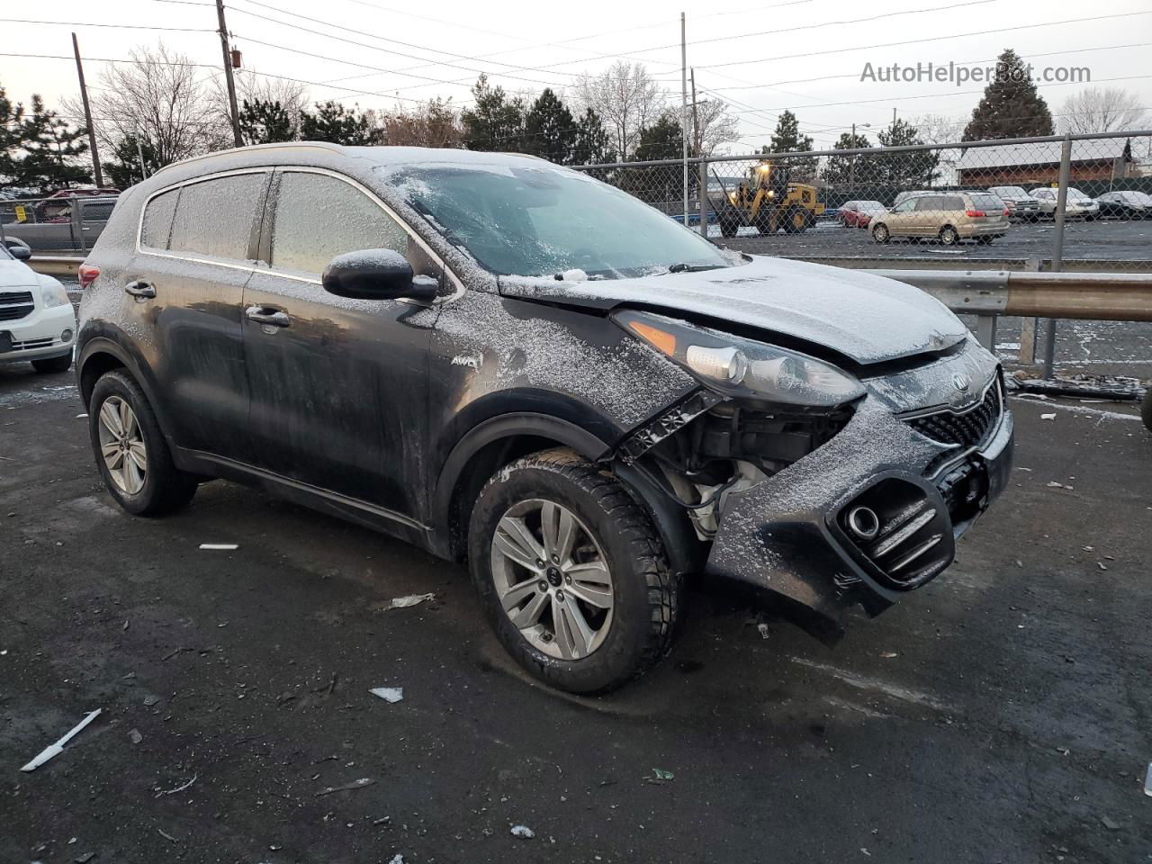 2017 Kia Sportage Lx Black vin: KNDPMCAC3H7240496