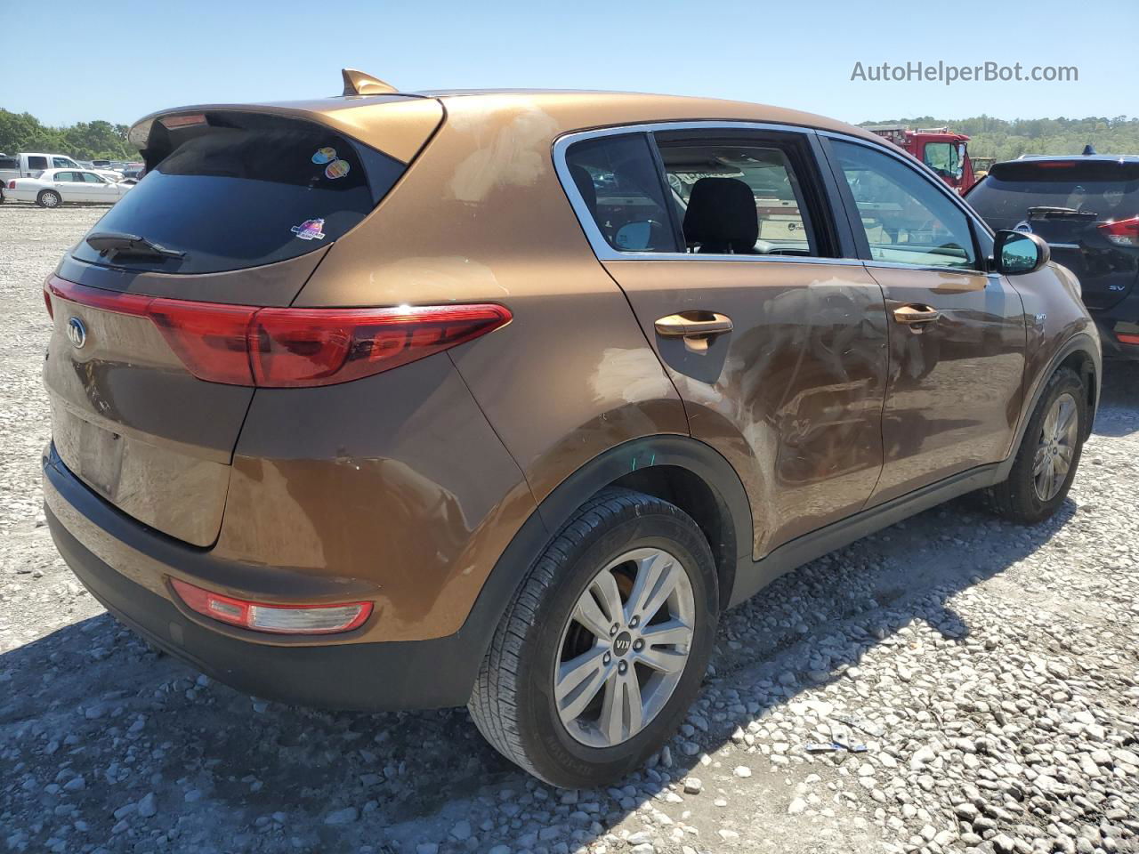 2017 Kia Sportage Lx Brown vin: KNDPMCAC3H7269092