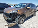 2017 Kia Sportage Lx Brown vin: KNDPMCAC3H7269092