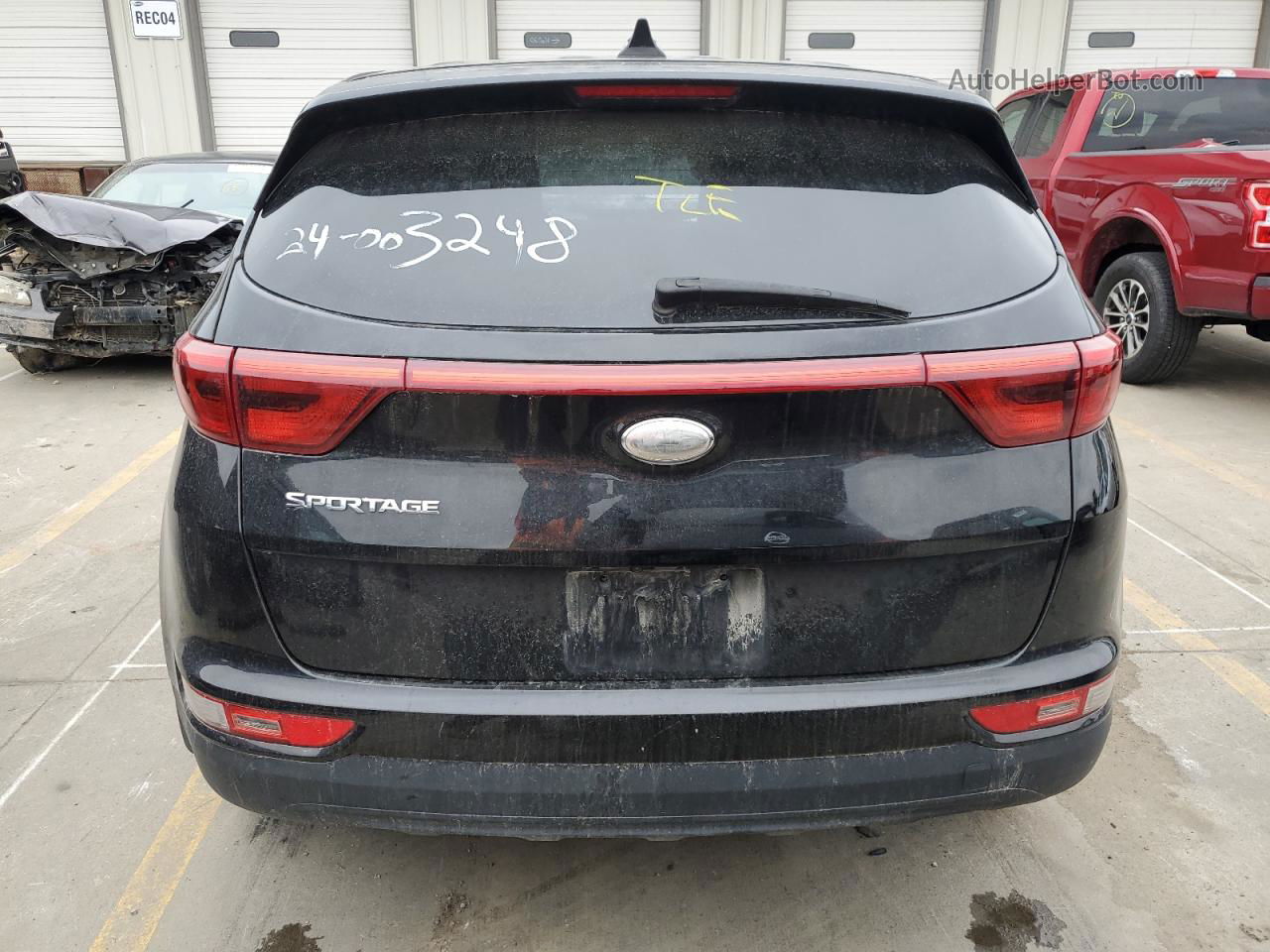 2017 Kia Sportage Lx Black vin: KNDPMCAC3H7285793