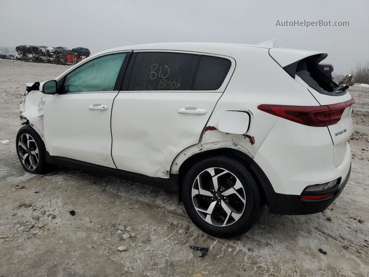 2020 Kia Sportage Lx White vin: KNDPMCAC3L7667864