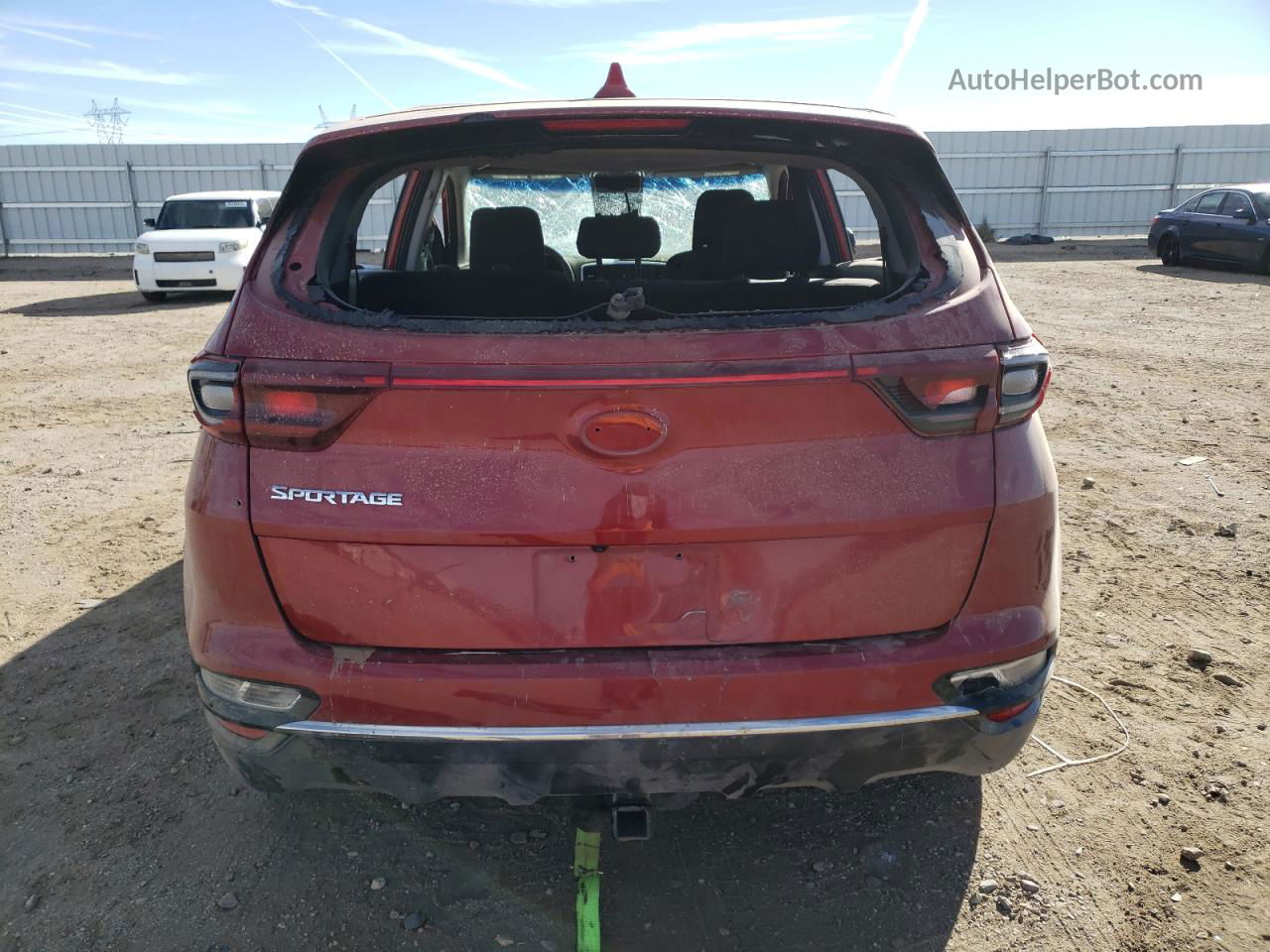 2020 Kia Sportage Lx Red vin: KNDPMCAC3L7747682