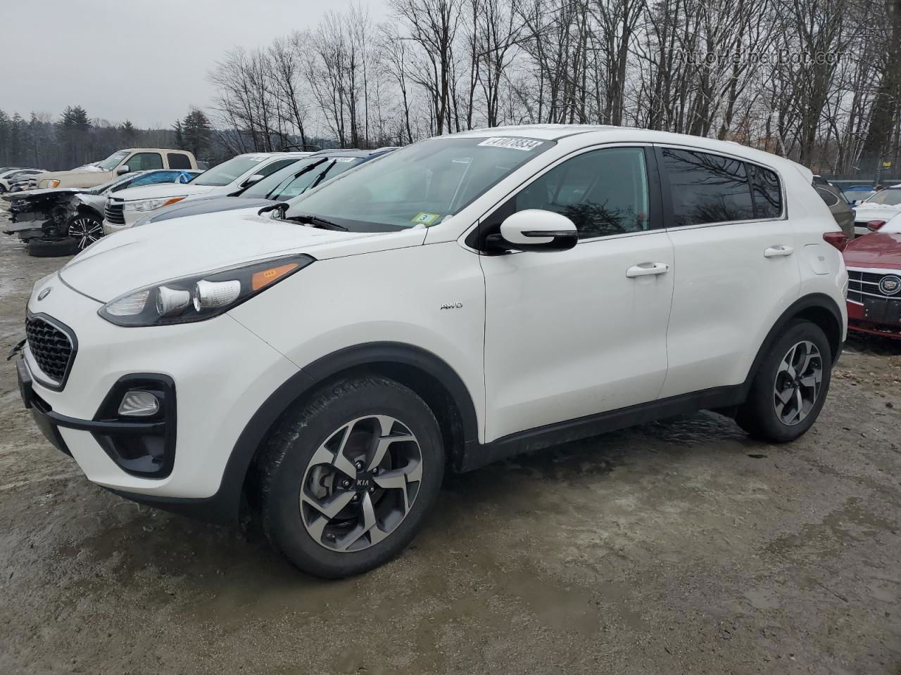 2020 Kia Sportage Lx White vin: KNDPMCAC3L7761095