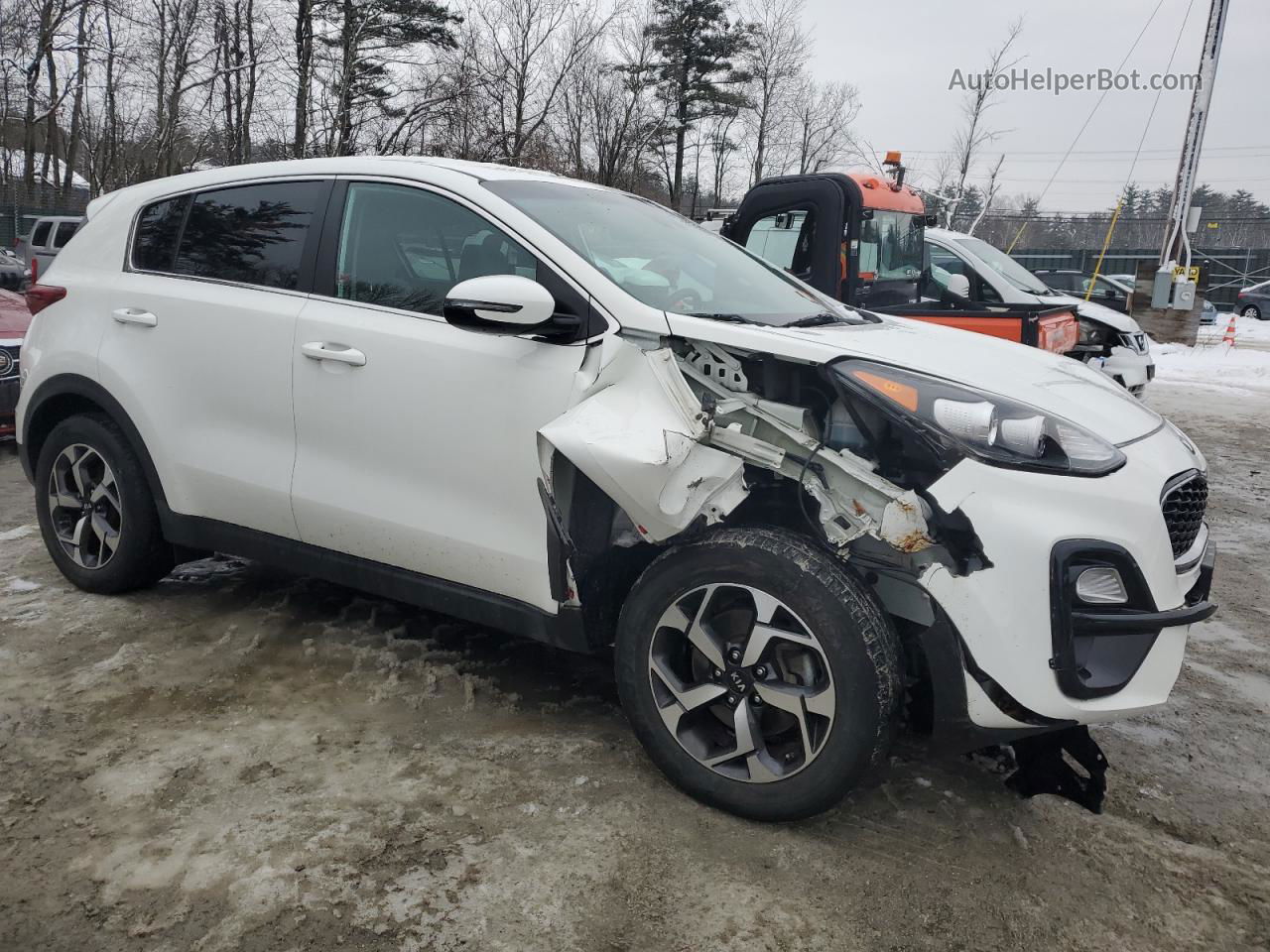 2020 Kia Sportage Lx White vin: KNDPMCAC3L7761095