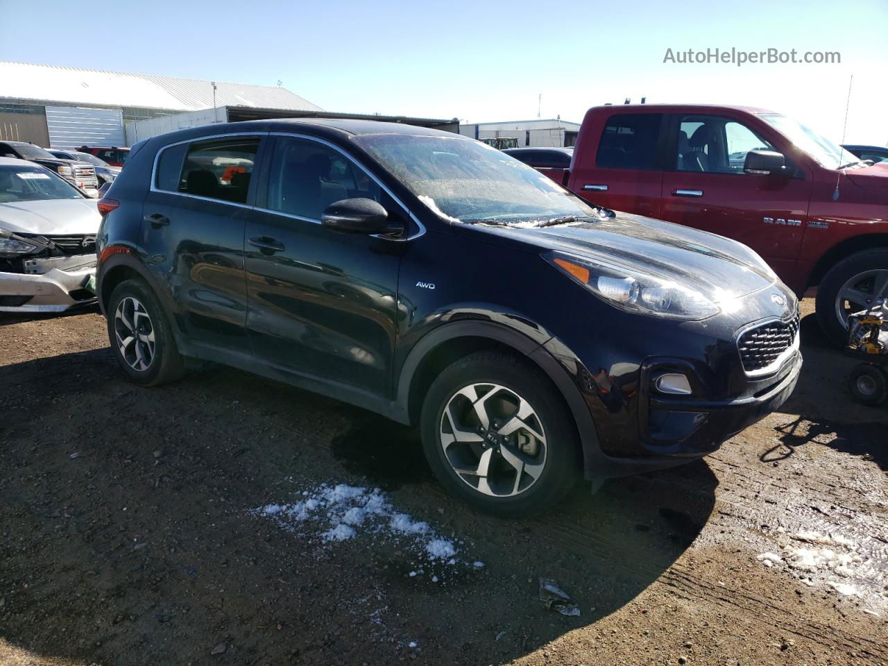 2020 Kia Sportage Lx Черный vin: KNDPMCAC3L7769147