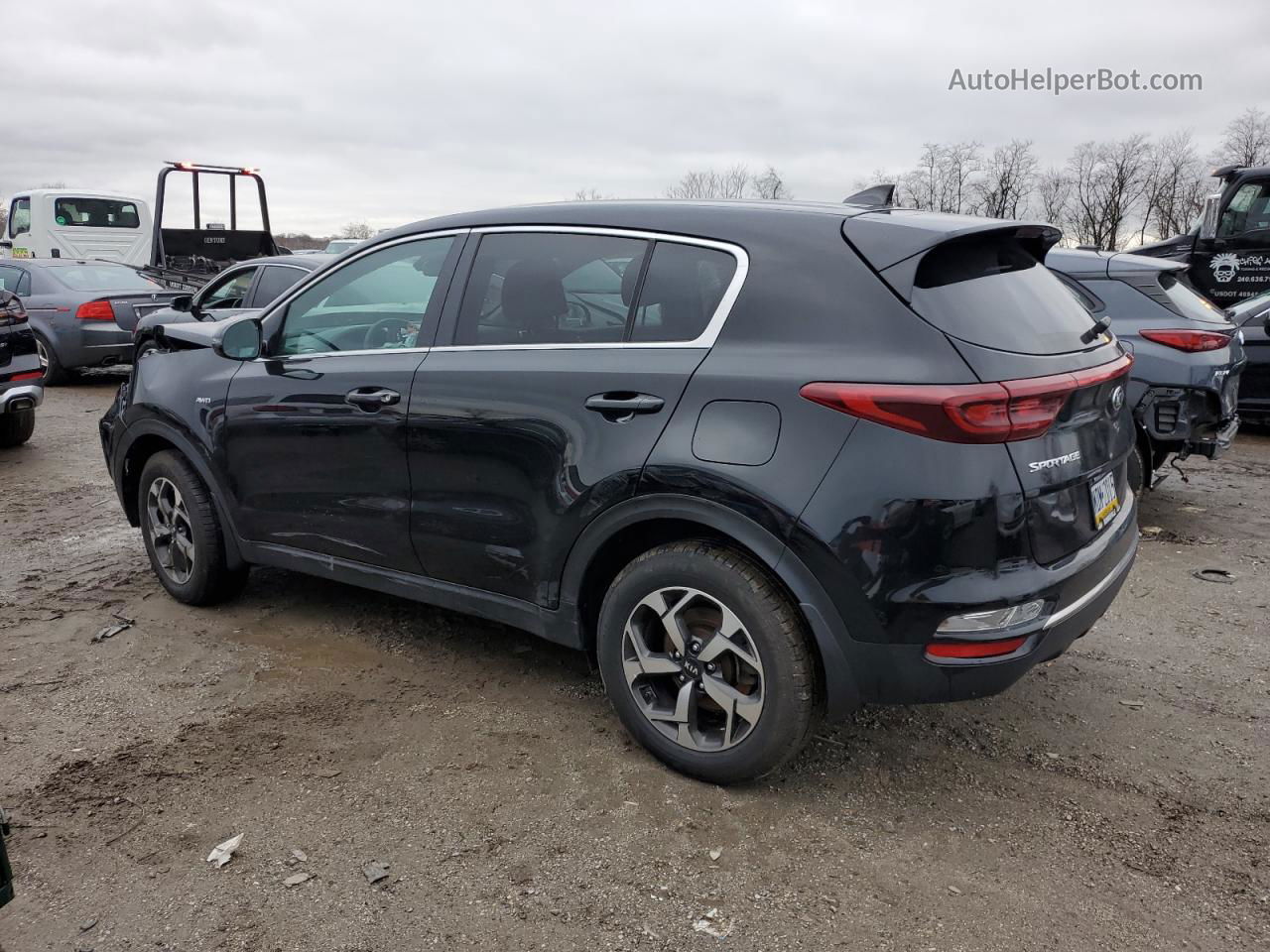 2020 Kia Sportage Lx Black vin: KNDPMCAC3L7805712