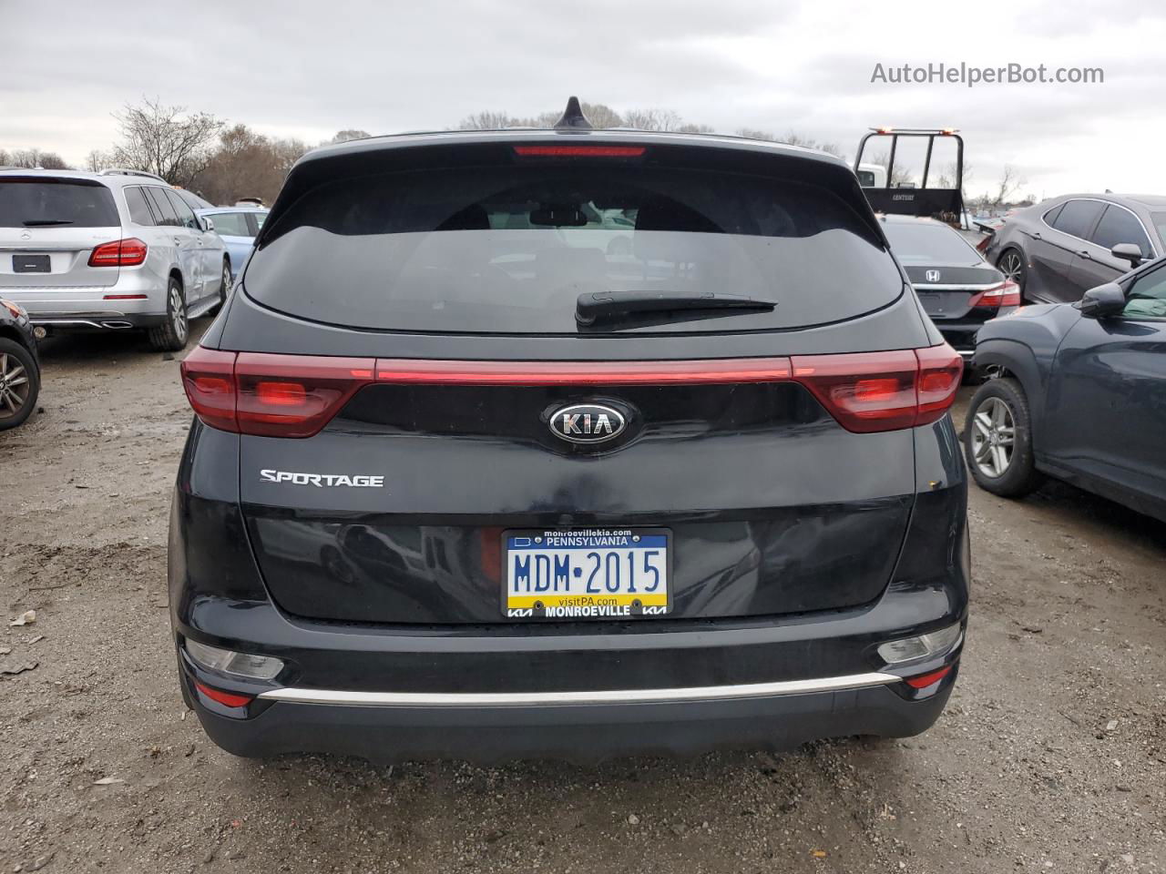 2020 Kia Sportage Lx Черный vin: KNDPMCAC3L7805712