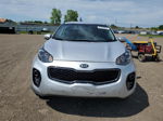 2017 Kia Sportage Lx Серебряный vin: KNDPMCAC4H7218653