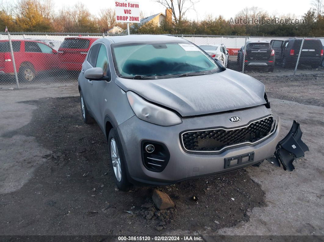 2017 Kia Sportage Lx Gray vin: KNDPMCAC4H7225022