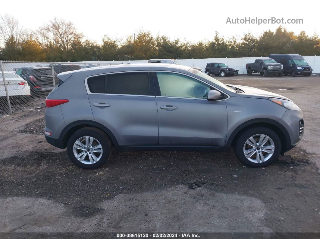 2017 Kia Sportage Lx Gray vin: KNDPMCAC4H7225022