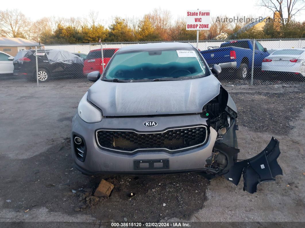 2017 Kia Sportage Lx Gray vin: KNDPMCAC4H7225022