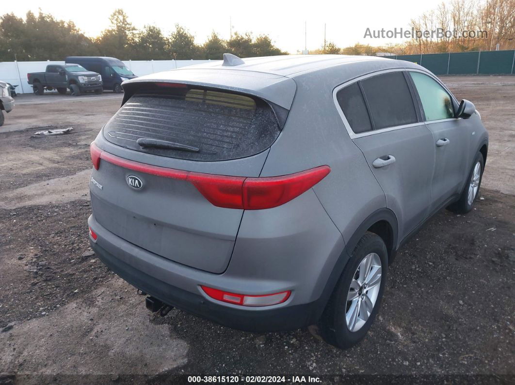 2017 Kia Sportage Lx Gray vin: KNDPMCAC4H7225022