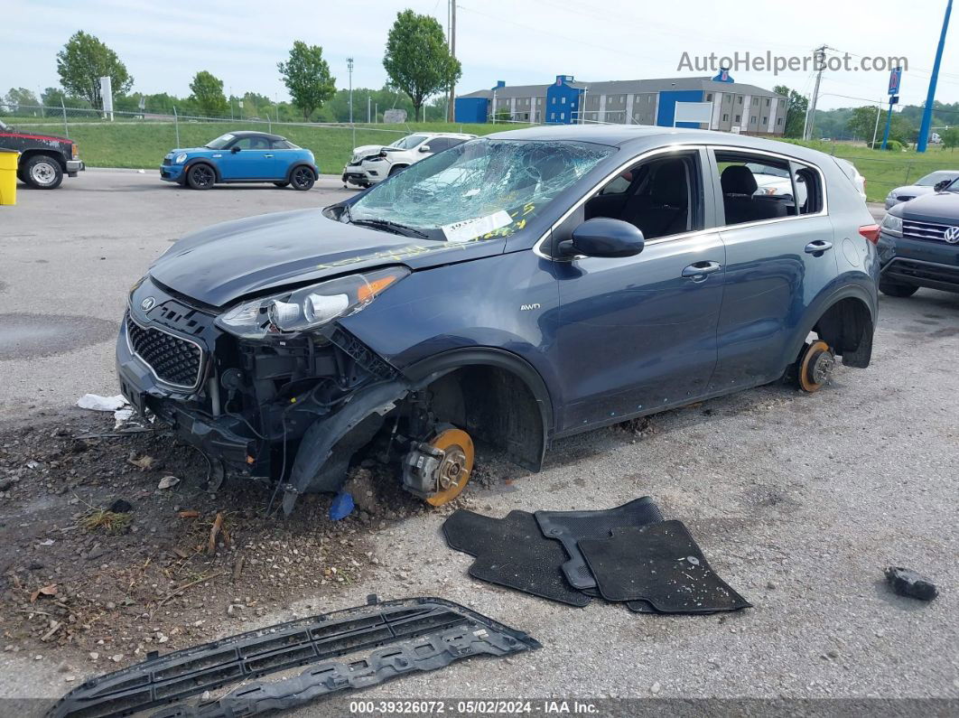 2017 Kia Sportage Lx Синий vin: KNDPMCAC4H7289092