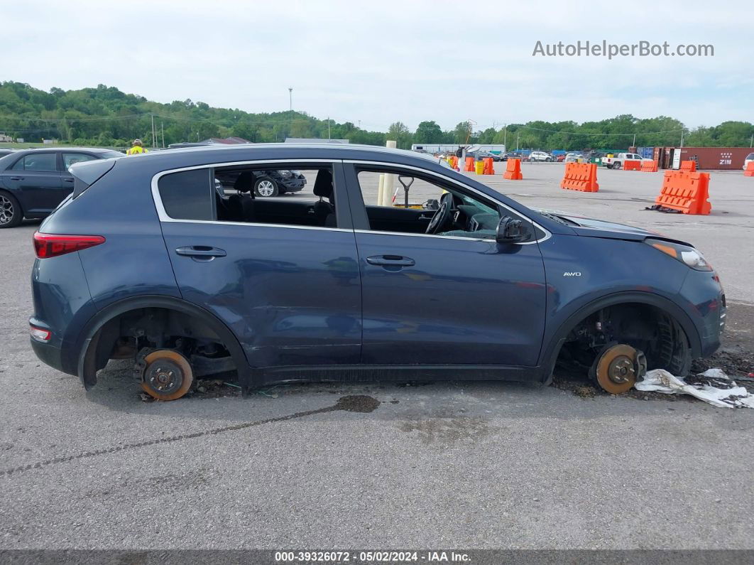 2017 Kia Sportage Lx Синий vin: KNDPMCAC4H7289092