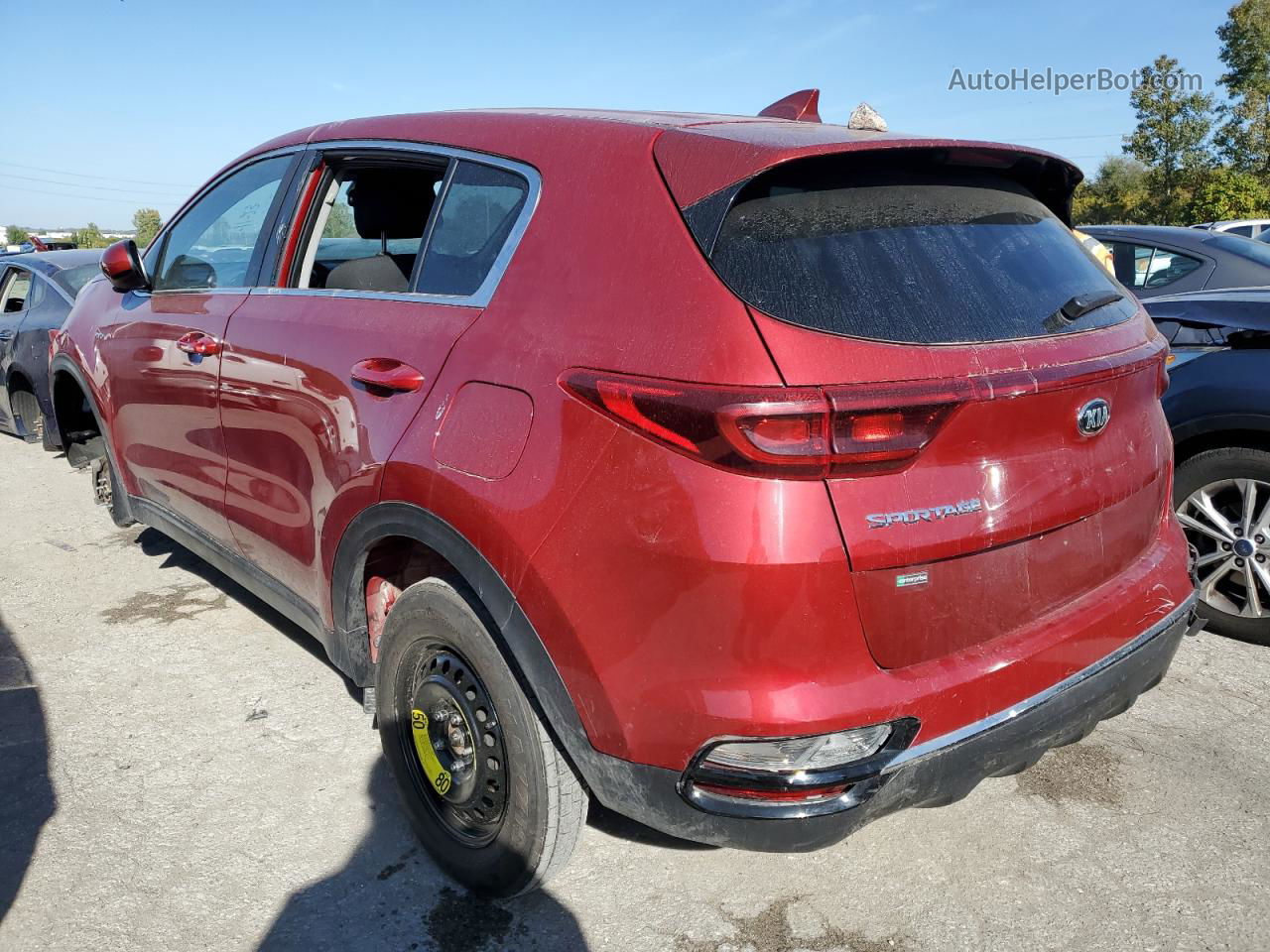 2020 Kia Sportage Lx Red vin: KNDPMCAC4L7670126