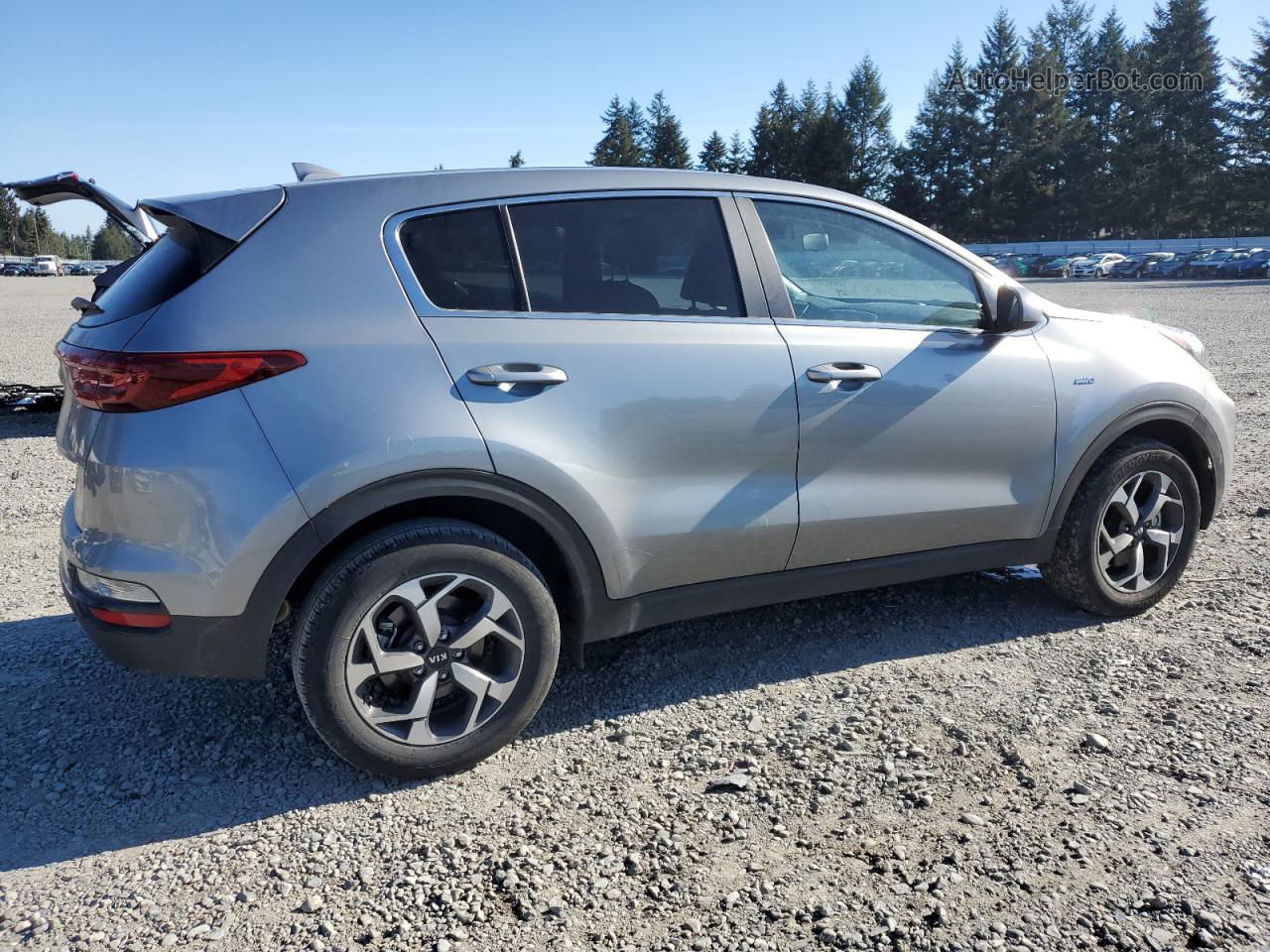 2020 Kia Sportage Lx Gray vin: KNDPMCAC4L7686634