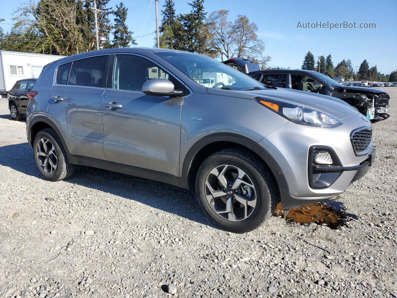 2020 Kia Sportage Lx Серый vin: KNDPMCAC4L7686634