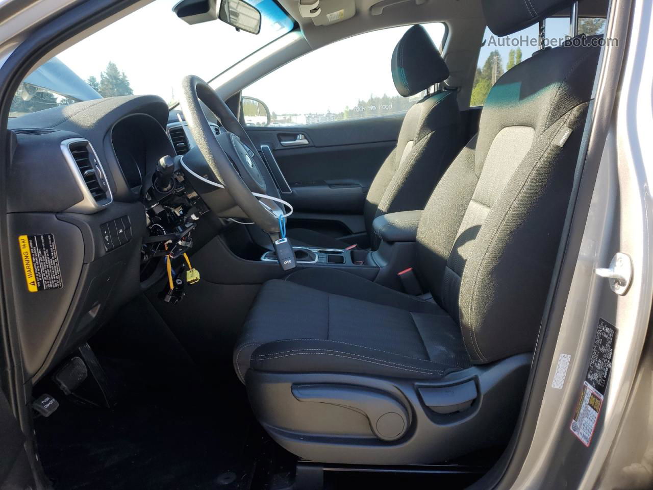 2020 Kia Sportage Lx Gray vin: KNDPMCAC4L7686634