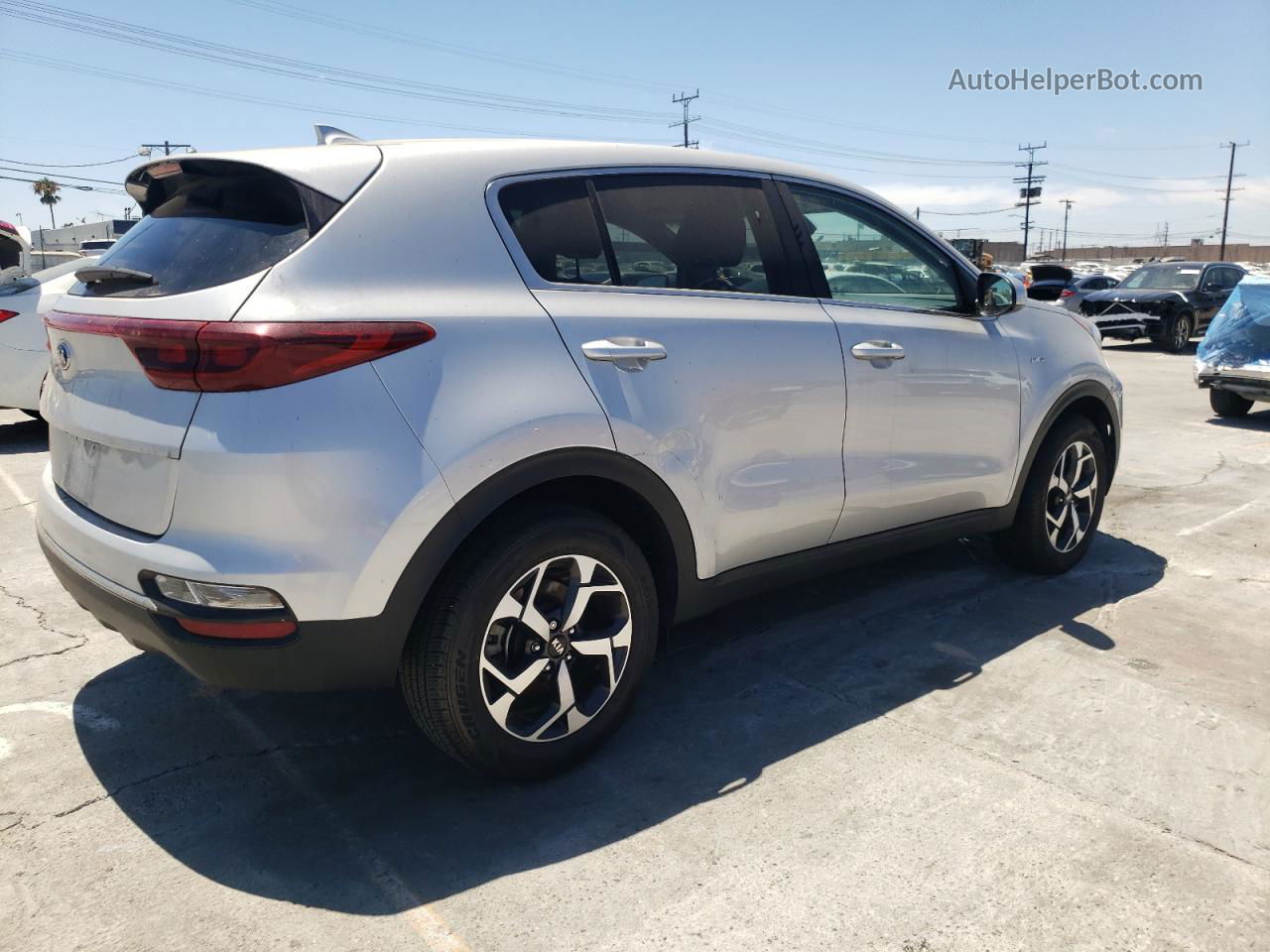 2020 Kia Sportage Lx Silver vin: KNDPMCAC4L7739560